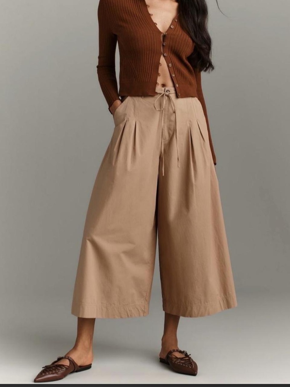Damson Madder Tatianna Culotte Trousers Size US 12